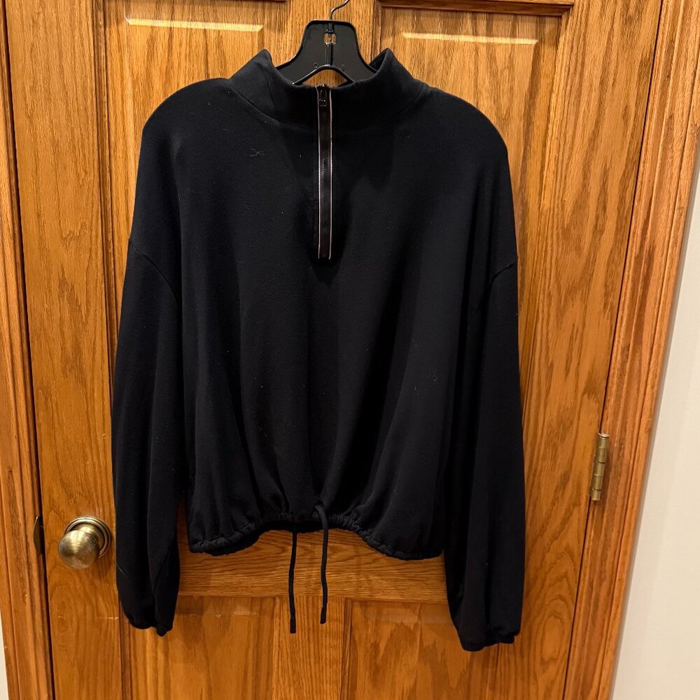 Beyond Yoga By Request Quarter-Zip Sweatshirt, Black, XL